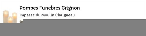 Avis de décès - Château-Guibert - Pompes Funebres Grignon