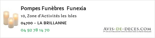 Avis de décès - Saint-Clément-De-Vers - Pompes Funèbres Funexia