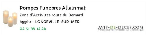 Avis de décès - Le Girouard - Pompes Funebres Allainmat